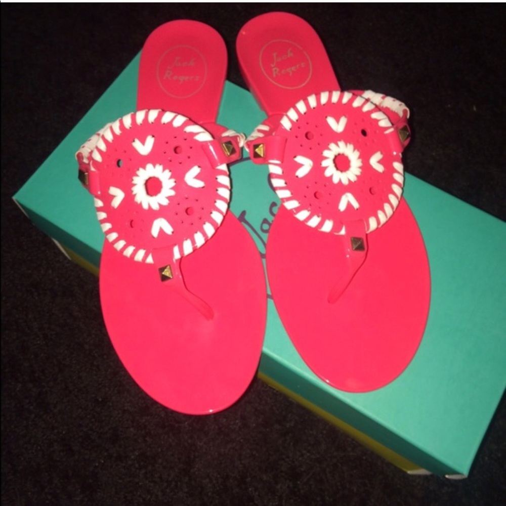 Jack Rodgers Pink Sandals